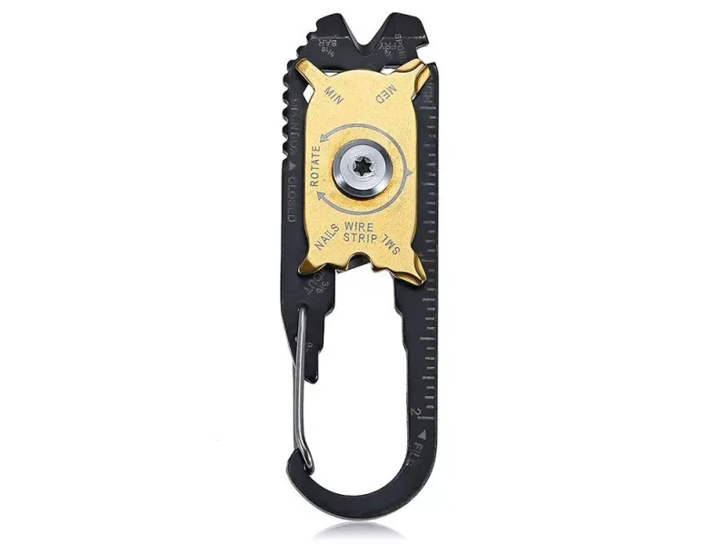 Brelok karabińczyk nóż multi-tool przeżycia 20w1 zdjęcie 12
