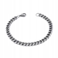 Bransoletka pancerka klasyczna stal nierdzewna chirurgiczna