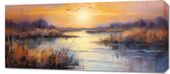 Obraz 90x40cm Zachód na Mokradłach