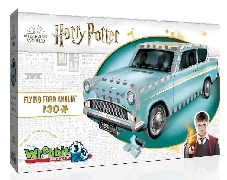 Wrebbit Puzzle 3D 130 el Flying Ford Anglia zdjęcie 1