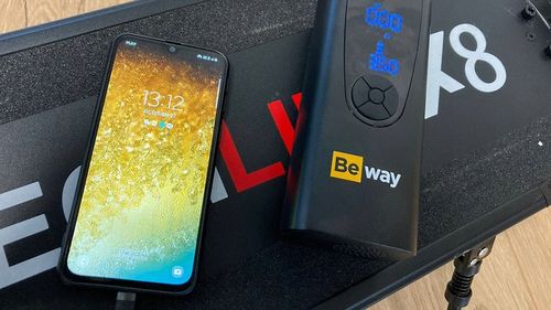 POMPKA ELEKTRYCZNA NAJMOCNIEJSZA 9000 mAh 150psi BEWAY DO ROWERU ROWEROWA na Arena.pl