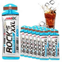 AMIX ROCKS GEL XXL 65g x12 ŻEL ENERGETYCZNY Z KOFEINĄ WTRZYMAŁOŚĆ WYDOLNOŚĆ