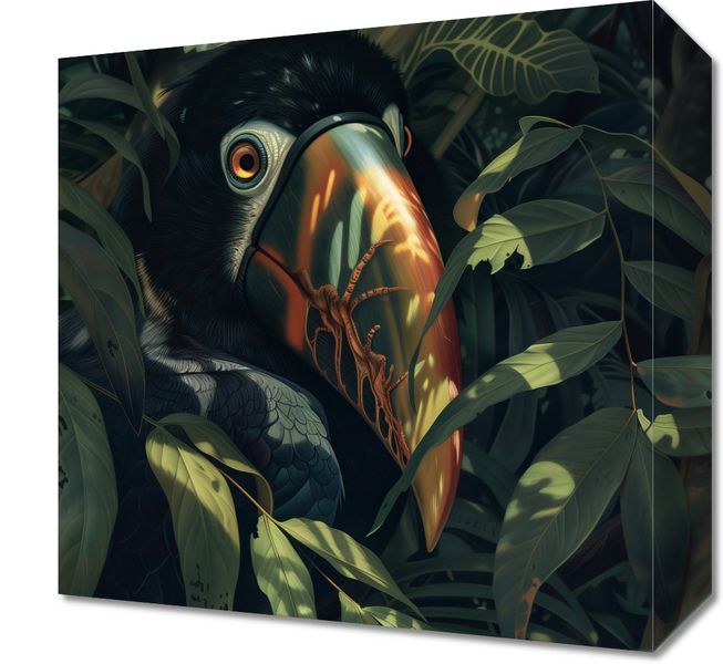 Obraz 30x30cm Skryty Tukan zdjęcie 1
