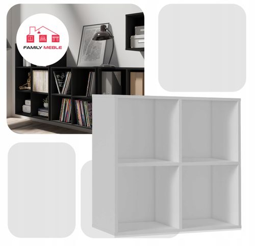 Regał półka organizer pojemnik stojak na płyty winylowe segregatory Cubo 4 na Arena.pl