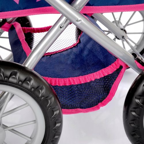 KINDERPLAY WÓZEK DLA LALEK GŁĘBOKI GONDOLA SKŁADANY TORBA REGULOWANA RĄCZKA na Arena.pl