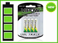 BAT0044 Baterie Ni-MH AAA 1000mAh 4szt