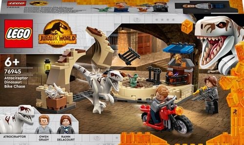 LEGO Jurassic World Atrociraptor pościg 76945 na Arena.pl
