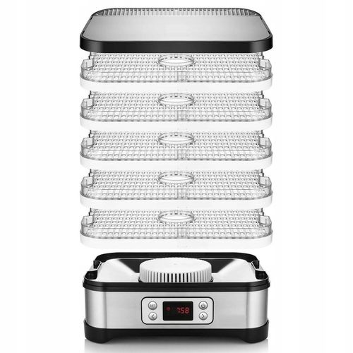 Suszarka do grzybów owoców warzyw DUŻA MOCNA 500W TERMOOBIEG REGULACJA na Arena.pl