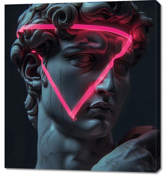 Obraz 90x100cm Neonowy Renesans zdjęcie 1