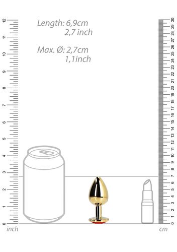 Heart Gem Butt Plug - Small na Arena.pl