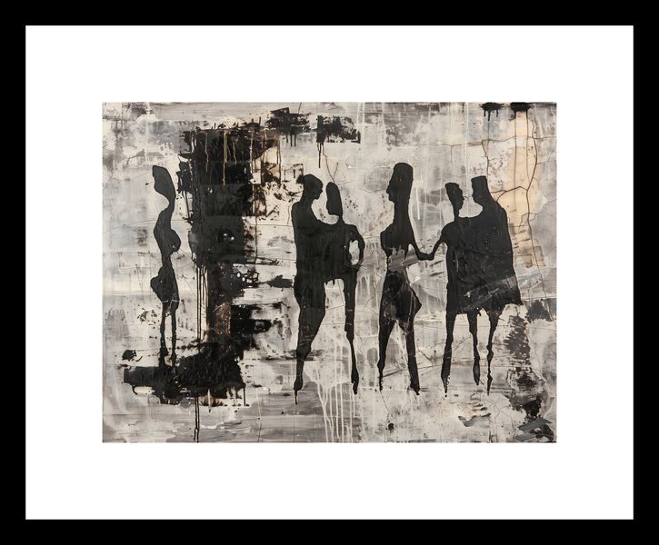 Plakat 20x15cm Szarzy Ludzie zdjęcie 3