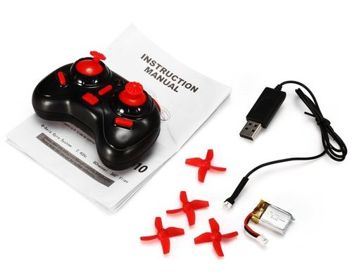 Mini Dron NH-010 quadrocopter z osłonami na Arena.pl
