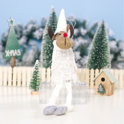 renifer świąteczny boże narodzenie siedzący 37 cm z pluszu rsn01b na Arena.pl