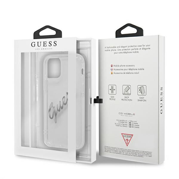 Etui Guess do iPhone 12 Pro Max, Przezroczysty zdjęcie 8