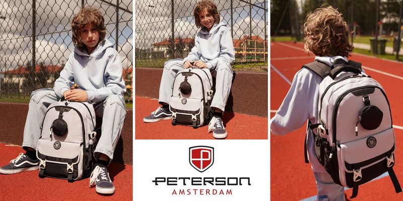 plecak ptn 8610-1334 gray zdjęcie 2