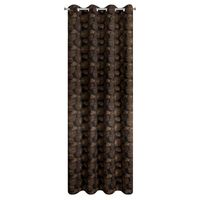 Zasłona na przelotkach z nadrukiem MARI 140X250 czarna + złota