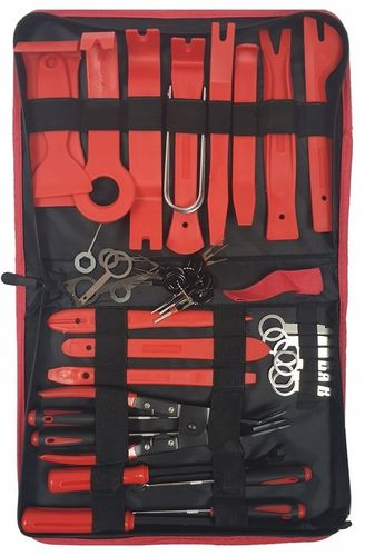 ŚCIĄGACZE DO TAPICERKI ZESTAW ŚCIĄGACZY 43EL ŁYŻKI PINY na Arena.pl