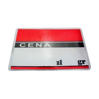 cena 9,5x6cm laminowana 50szt