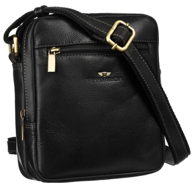Torba skorzana PTN TB 709 COM BLACK zdjęcie 1