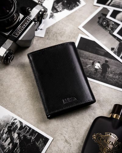 zestaw prezentowy: skórzany portfel męski, etui na karty i brelok na Arena.pl