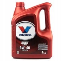 VALVOLINE MAXLIFE SYNTHETIC 5W40 SN/CF A3/B4 SYNTETYCZNY 4L