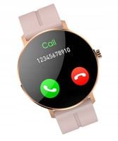 Smartwatch Kiano Venus Wodoodporny AMOLED Moduł GPS 1.32" 230mAh złoty