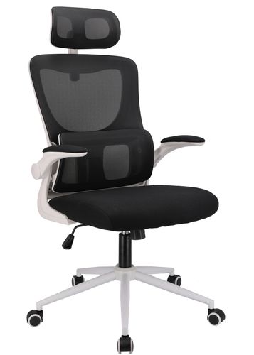 fotel zeo czarny biały na Arena.pl