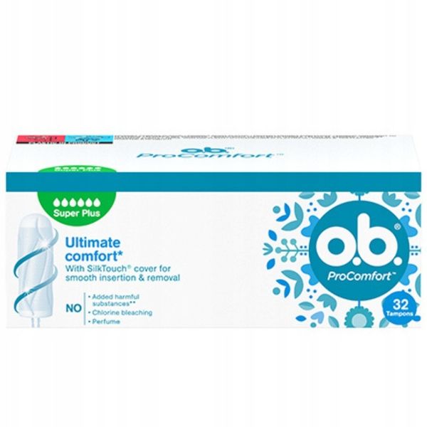 o.b. ProComfort Super Plus tampony 32 sztuki zdjęcie 1