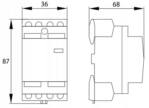 STYCZNIK MODUŁOWY SC201 2P 25A TYP 40 (4NO0NC) SCHELINGER na Arena.pl