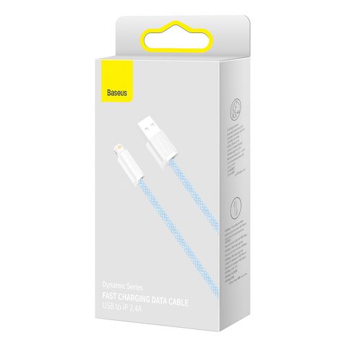 kabel usb do lightning baseus dynamic, 2.4a, 1m (niebieski) na Arena.pl