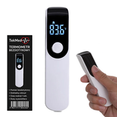TERMOMETR BEZDOTYKOWY NA PODCZERWIEŃ LCD ELEKTRONICZNY CYFROWY CERTYFIKAT
