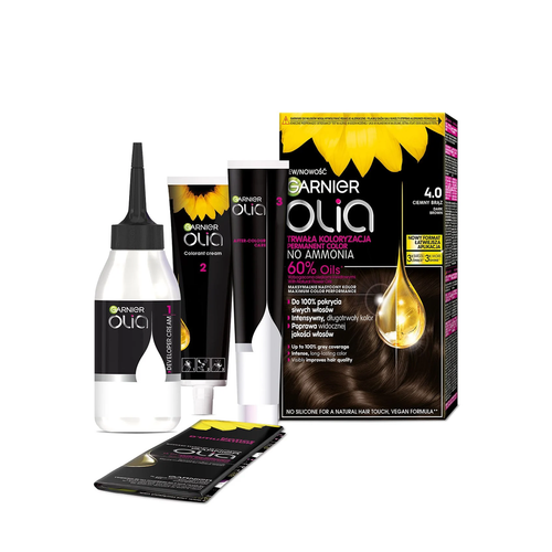 GARNIER Olia Farba do włosów nr 4.0 Dark Brown na Arena.pl