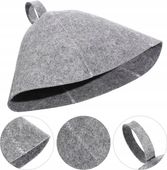 CZAPKA DO SAUNY FILCOWA OCHRONNA KAPELUSZ DZWON SAUNA UNIWERSALNA UNISEX