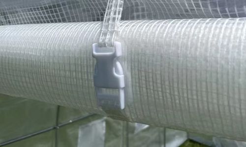 Tunel ogrodowy foliowy szklarnia folia 4x2x2m 8m² 2 wejścia śr. rurek 25 mm na Arena.pl