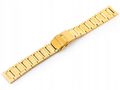 BRANSOLETA PACIFIC MODEL 10 SOLID - ZŁOTA 22MM na Arena.pl