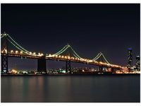 50X70CM NOCNE ZDJĘCIE MOSTU TANEL TEEMUSK OBRAZ POKOJU DREWNINE