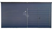 Garaż Blaszany Magazyn 4,5x4,5m Brama dwuskrzydłowa dach TKD266