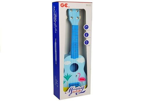 Ukulele 53 cm Gitara Niebieskie Flaming na Arena.pl