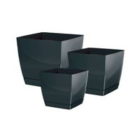 3szt. Doniczka COUBI DUKP Kwietnik + podstawka