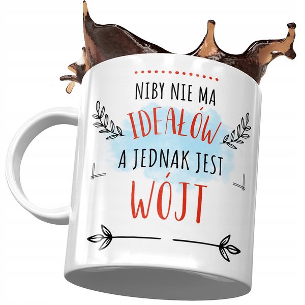 Kubek Dla Wójta Niby Nie Ma Ideałów A Jednak Jest Z Nadrukiem Ze Zdjęciem zdjęcie 1