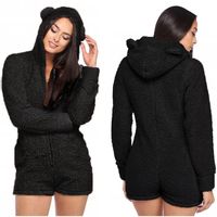 ciepła piżama kombinezon z kapturem uszy miła cieplutka jednoczęściowa l