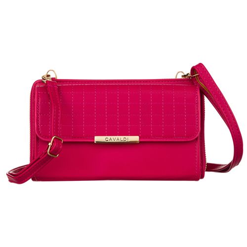 elegancka mini torebka-portfel na długim, doczepianym pasku - 4u cavaldi na Arena.pl