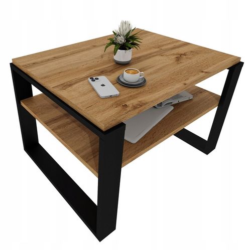 Stolik kawowy ława stół retro loft pokój salon gabinet dąb wotan na Arena.pl