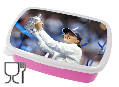 Pojemnik śniadaniowy - Lunchbox - Iga Świątek dla fana/fanki na Arena.pl