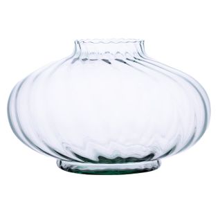 Szklany wazon znicz UFO/W optyk H:22cm D:11cm