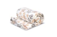 Koc polarowy 100x70 cm łapy jasne Mata dla psa M