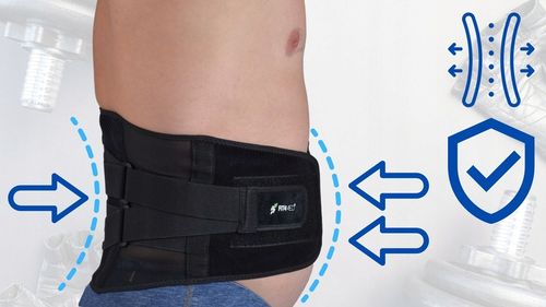 PAS STABILIZUJĄCY KRĘGOSŁUP LĘDŹWIOWY GORSET XXL na Arena.pl