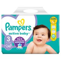 Pampers Active Baby 3 90 szt. 6-10 kg Pieluszki