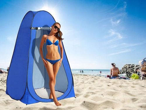 NAMIOT PLAŻOWY PRZEBIERALNIA NA PRYSZNIC TOALETA WC PRZENOŚNY KEMPINGOWY na Arena.pl