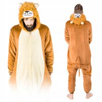 Piżama kombinezon kigurumi damska męska przebranie strój lew prezent S